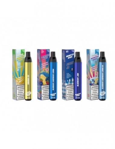 Monster Bars TFN Disposable 3500 Puffs Jam Strawberry 1pcs:0 US