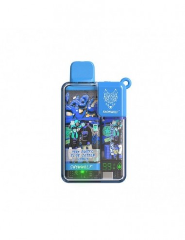 Snowwolf Easy Smart EA9000 Disposable 9000 Puffs Blue Cotton Candy 1pcs:0 US