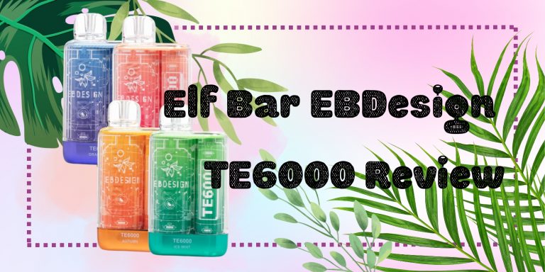 Elf Bar EBDesign TE6000 Review: Less E-Juice Capacity But Better Performance